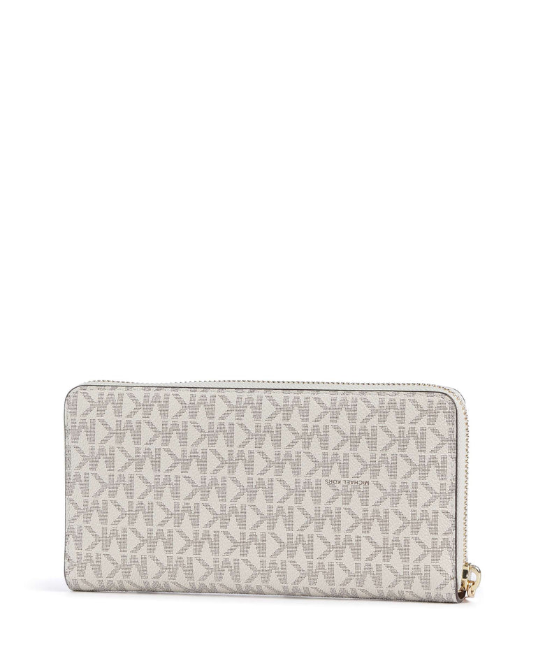 Michael Kors Jet Set Large Wallet vanilla/acrn