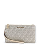 Michael Kors Jet Set Monedero pale gold