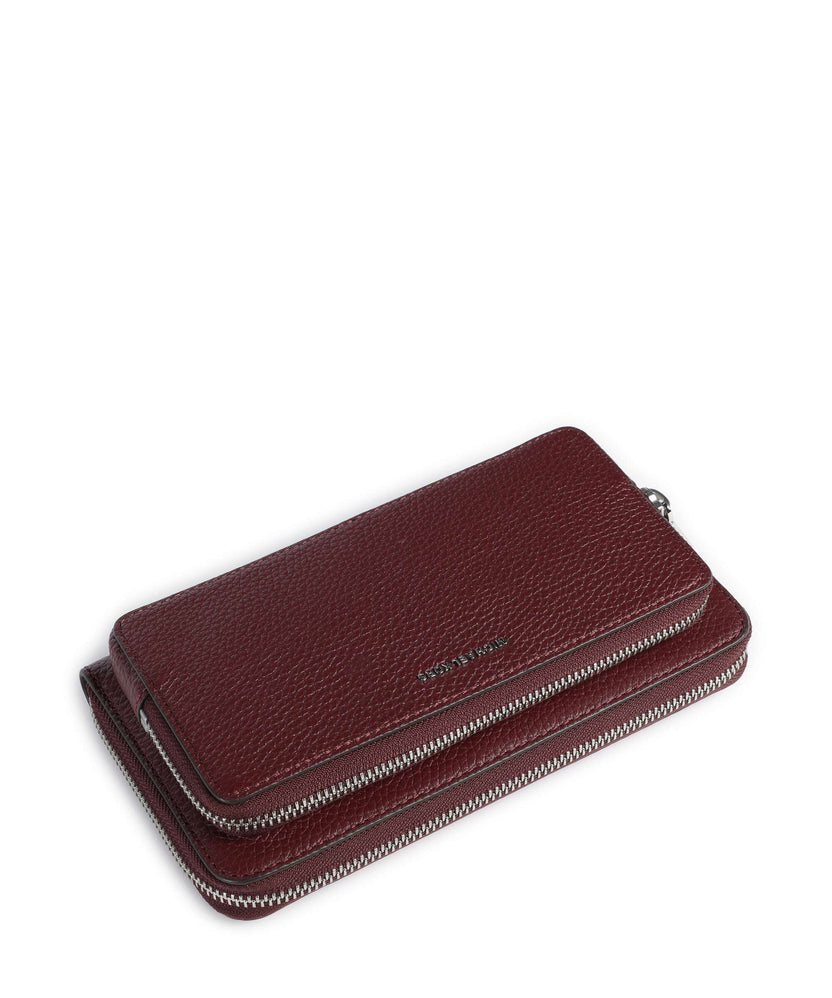 Michael Kors Jet Set Large Continental Crossbody bag oxblood