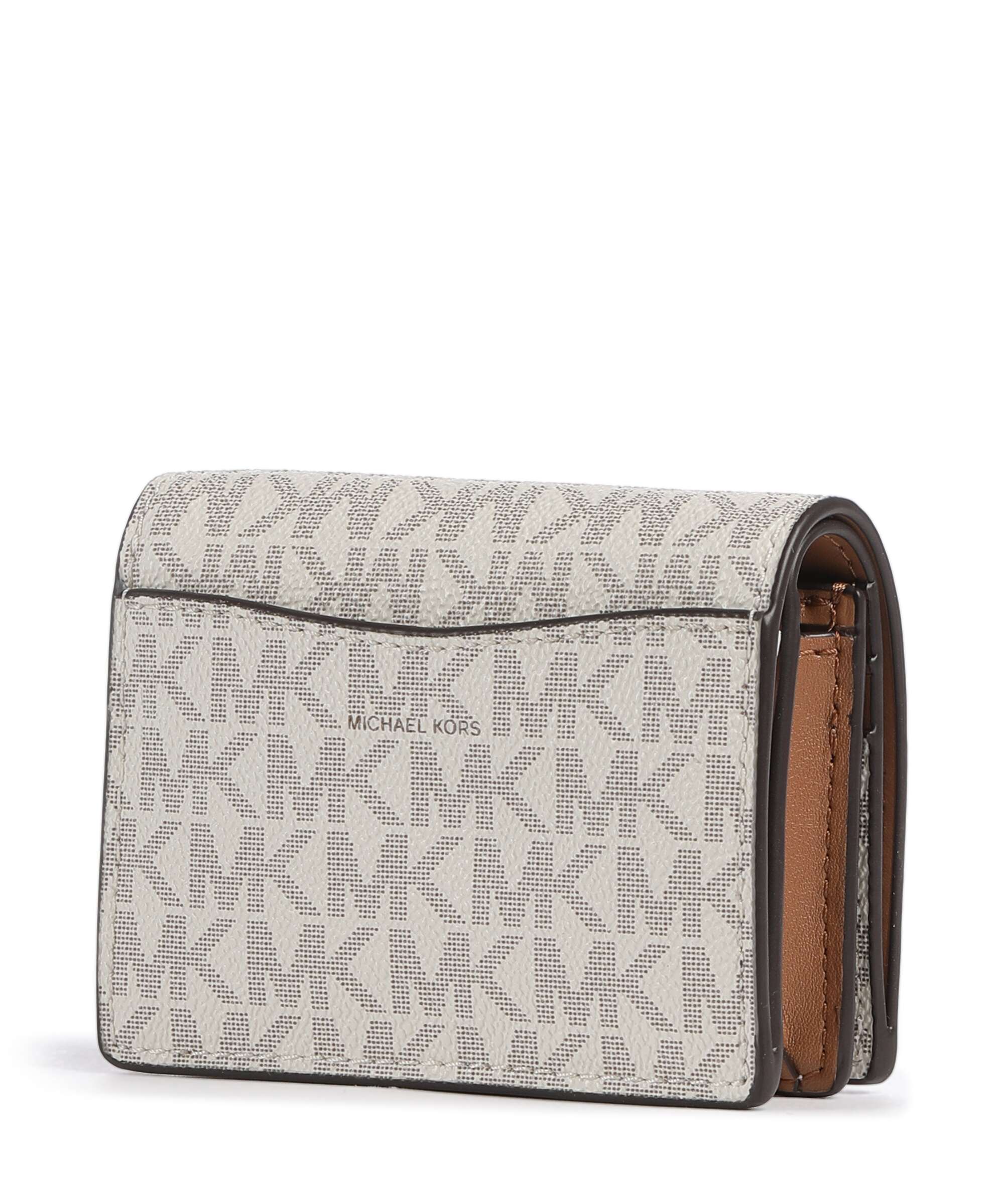 Michael Kors Hamilton Moderne Small Wallet vanilla/acorn