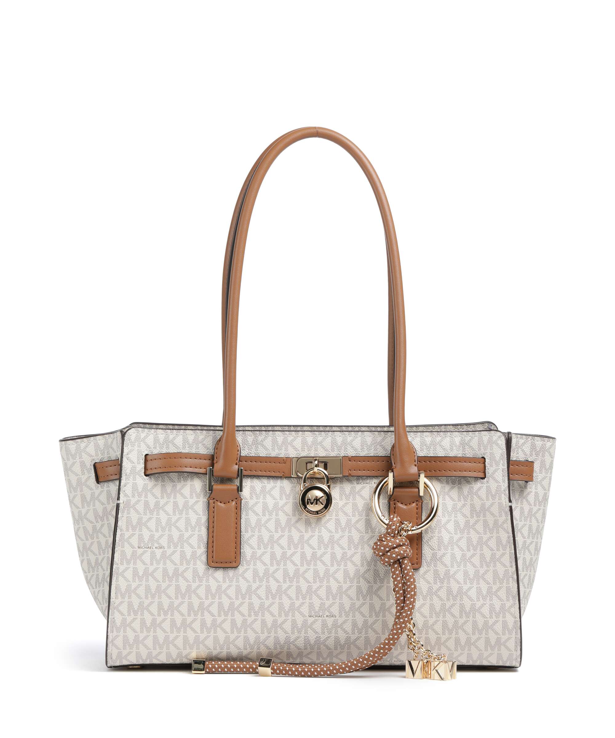 Michael Kors Hamilton Moderne Small Shoulder bag vanilla/acorn