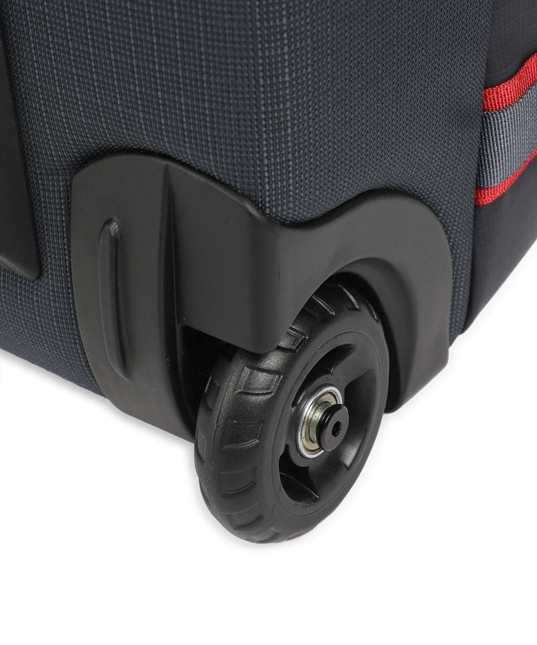 Patagonia Black Hole 40 Travel bag with wheels smolder blue w/amanita red