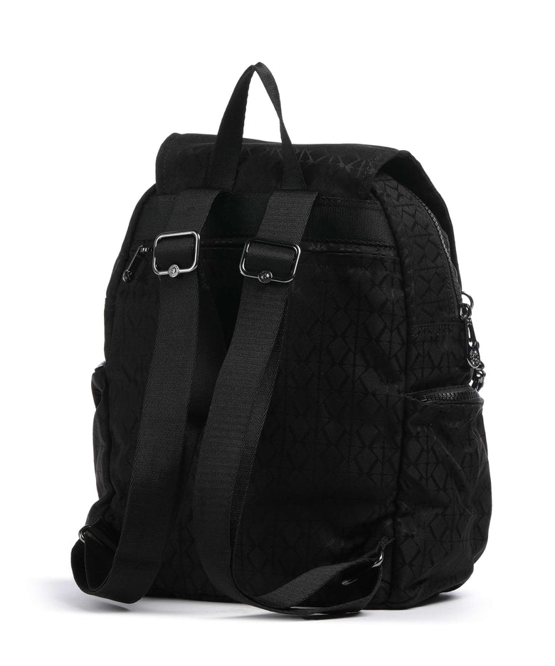 Kipling Elevated City Zip S Backpack black sign