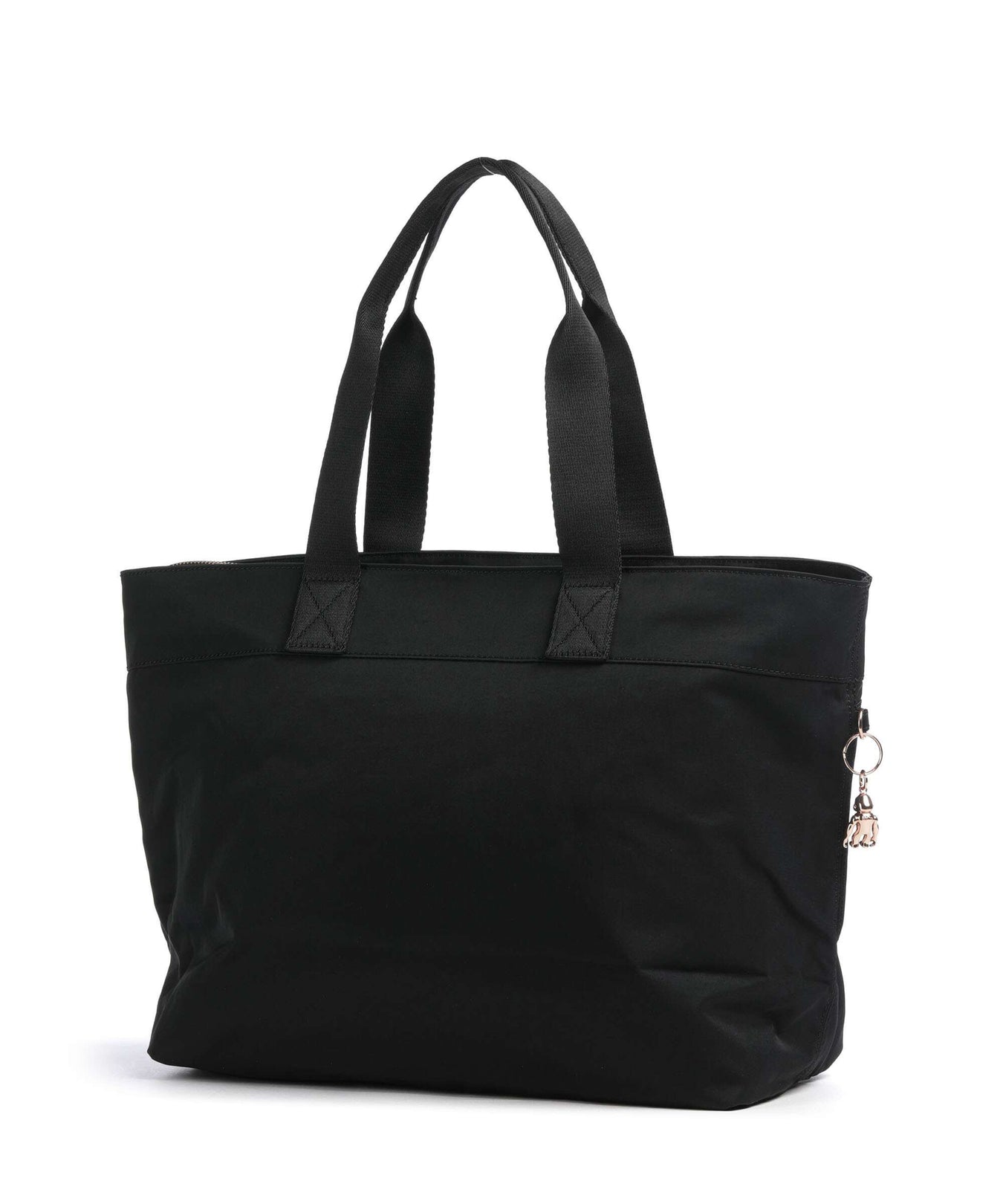 Kipling Charm Colissa Zip Tote bag black rose spice