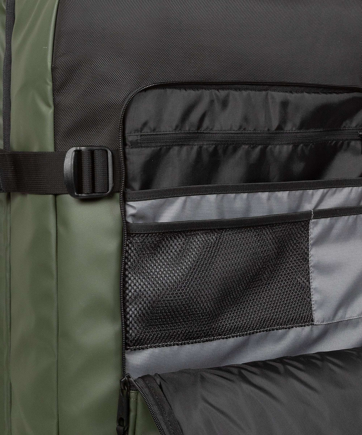 Eastpak Cnnct Tranverz L Travel bag with wheels top khaki