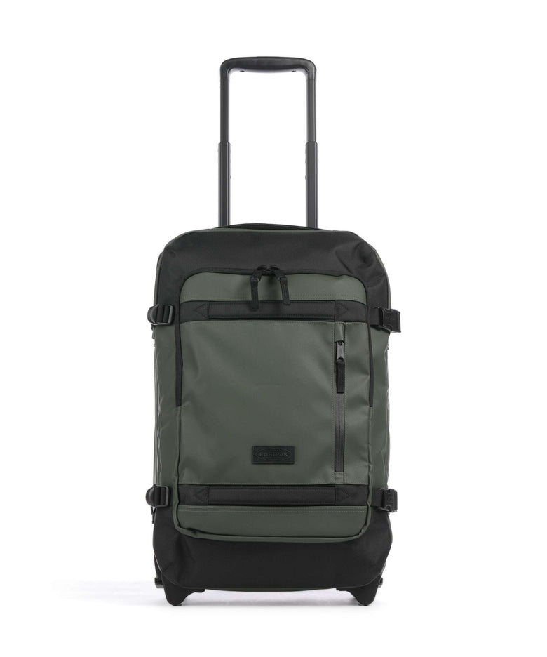 Eastpak Cnnct Tranverz S Travel bag with wheels top khaki