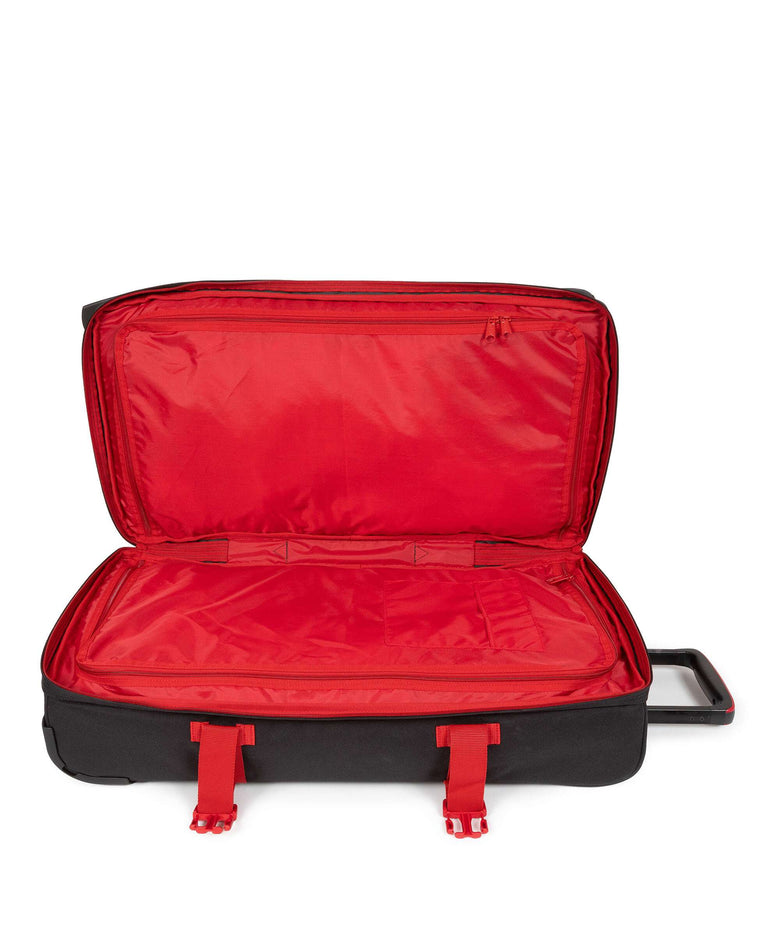 Eastpak Tranverz L Travel bag with wheels kontrast scarlet