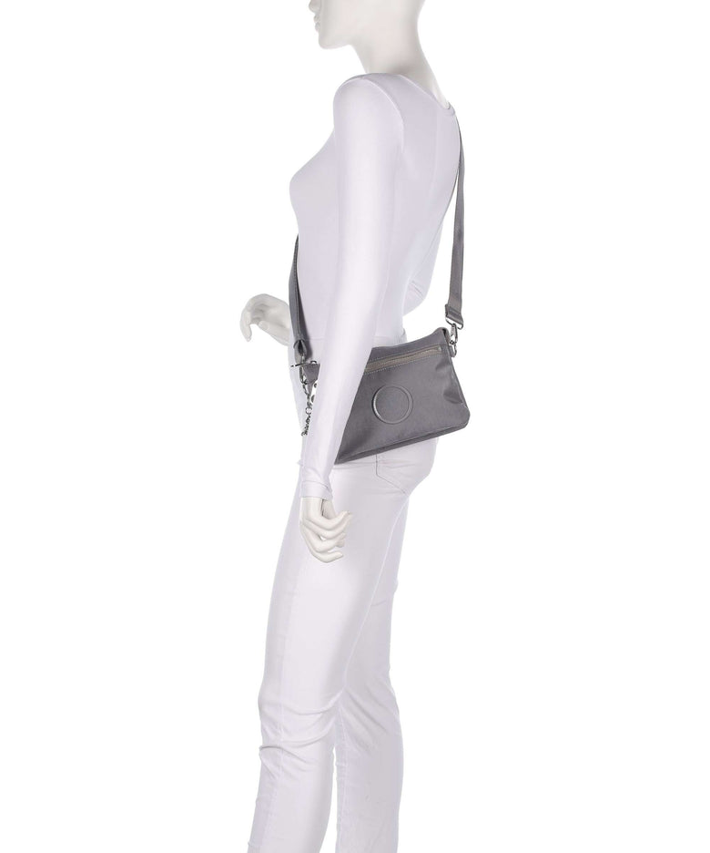 Kipling Charm Riri Zip Crossbody bag grey spice