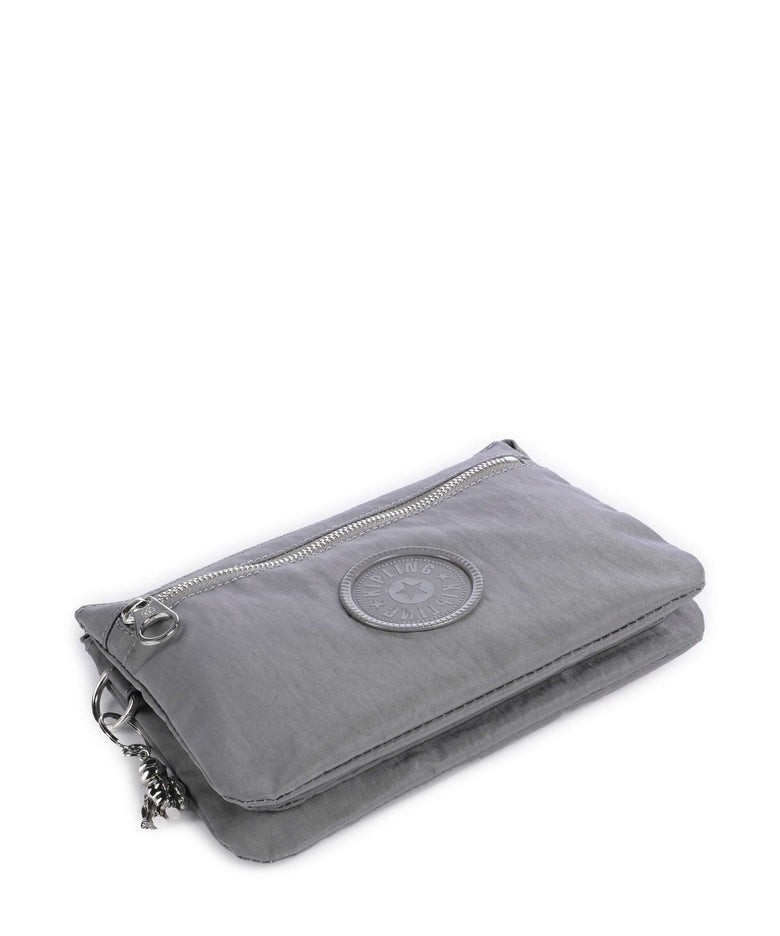 Kipling Charm Riri Zip Crossbody bag grey spice