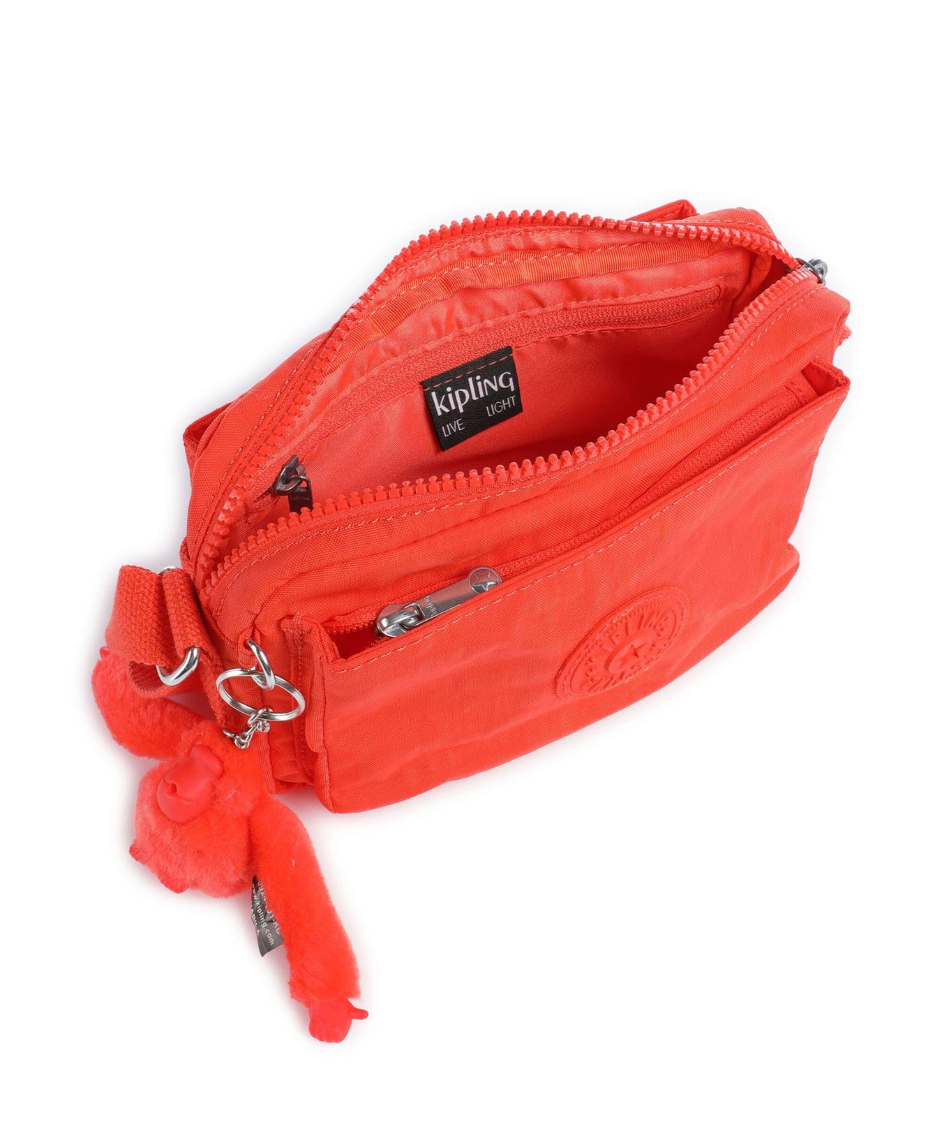 Kipling Basic Abanu Crossbody bag open orange