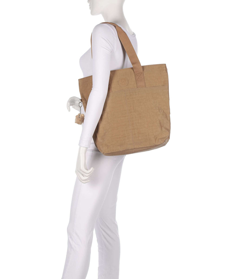 Kipling Basic Hanifa Tote bag early tan