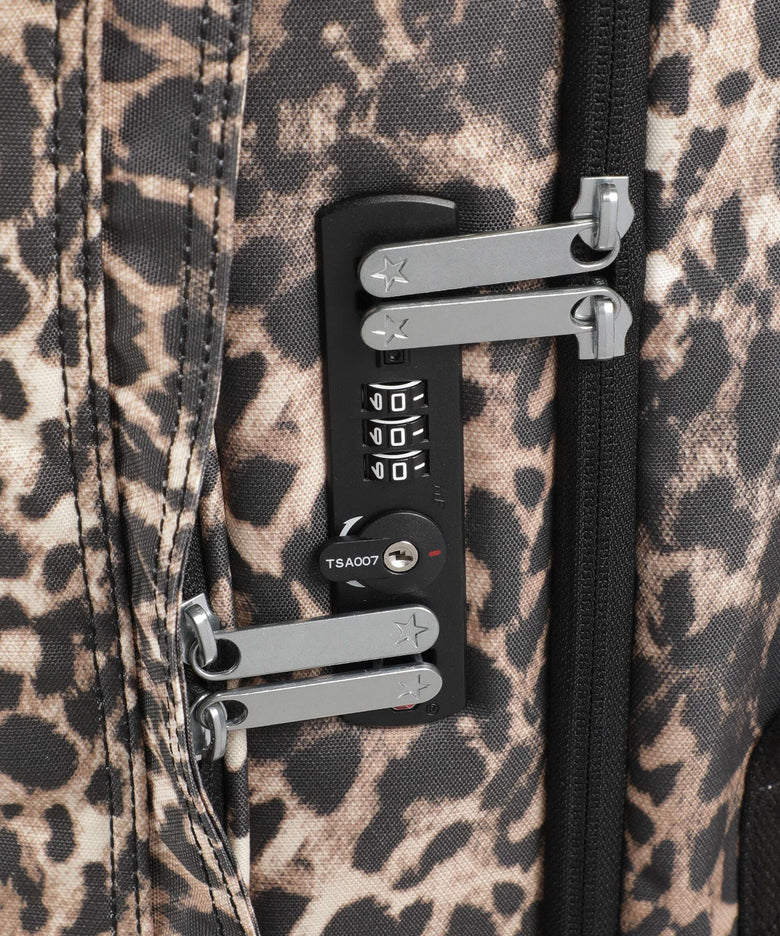 Kipling Basic Spontaneous M Spinner (4 wheels) wild leopard