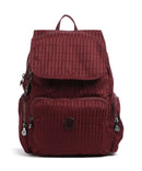 Kipling Elevated City Zip S Mochila maroon tile