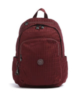 Kipling Elevated Delia Mochila maroon tile