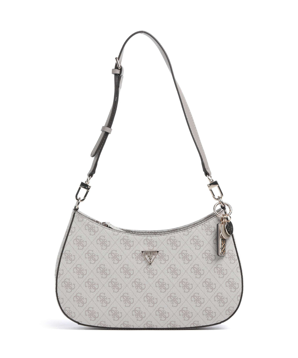 Guess Noelle Shoulder bag dark taupe logo