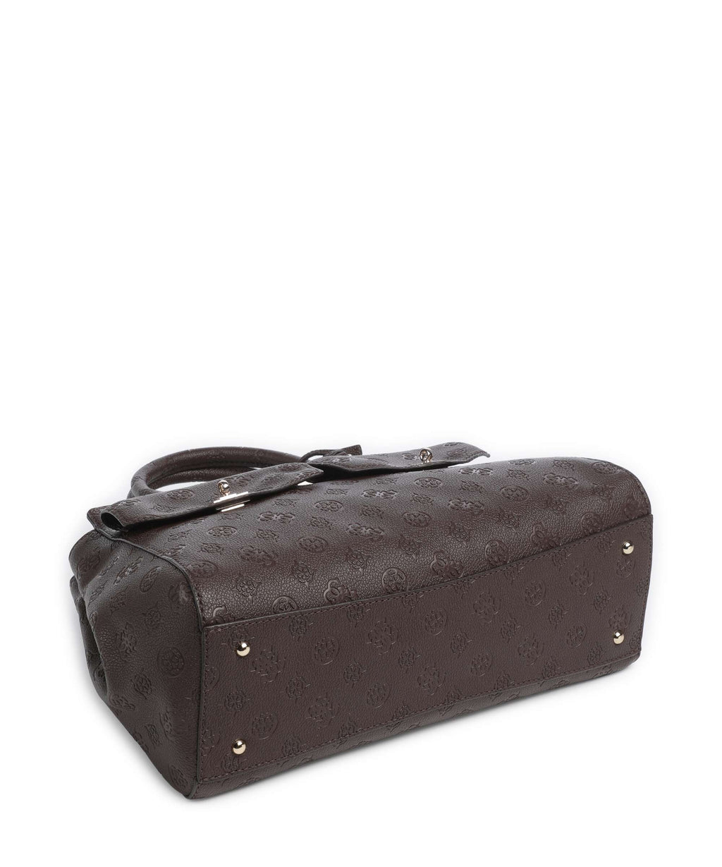 Guess Blake Large Handbag brown logo
