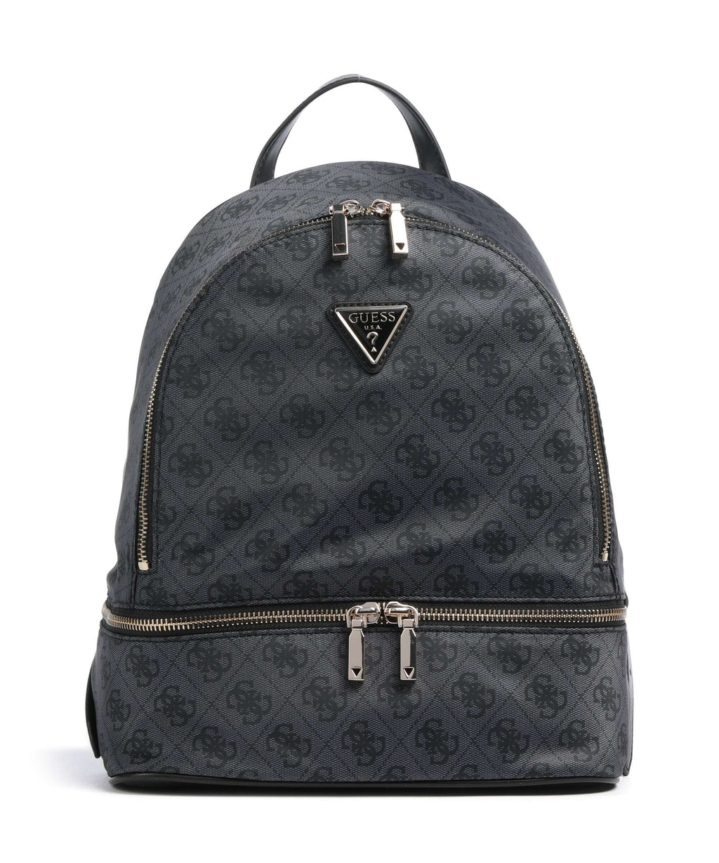 Guess Adrian Logo Medium Backpack coal logo