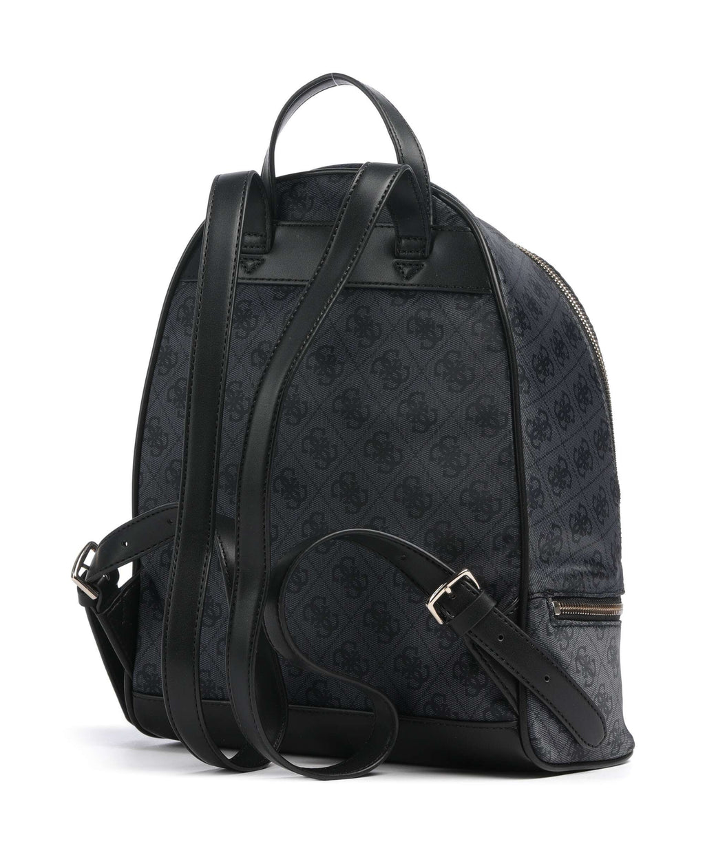 Guess Adrian Logo Medium Backpack coal logo