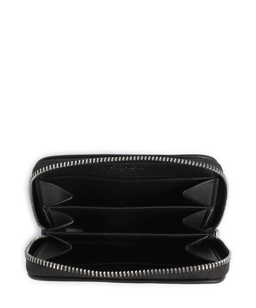 Coach Essential Crystal Signature Jacquard Wallet black