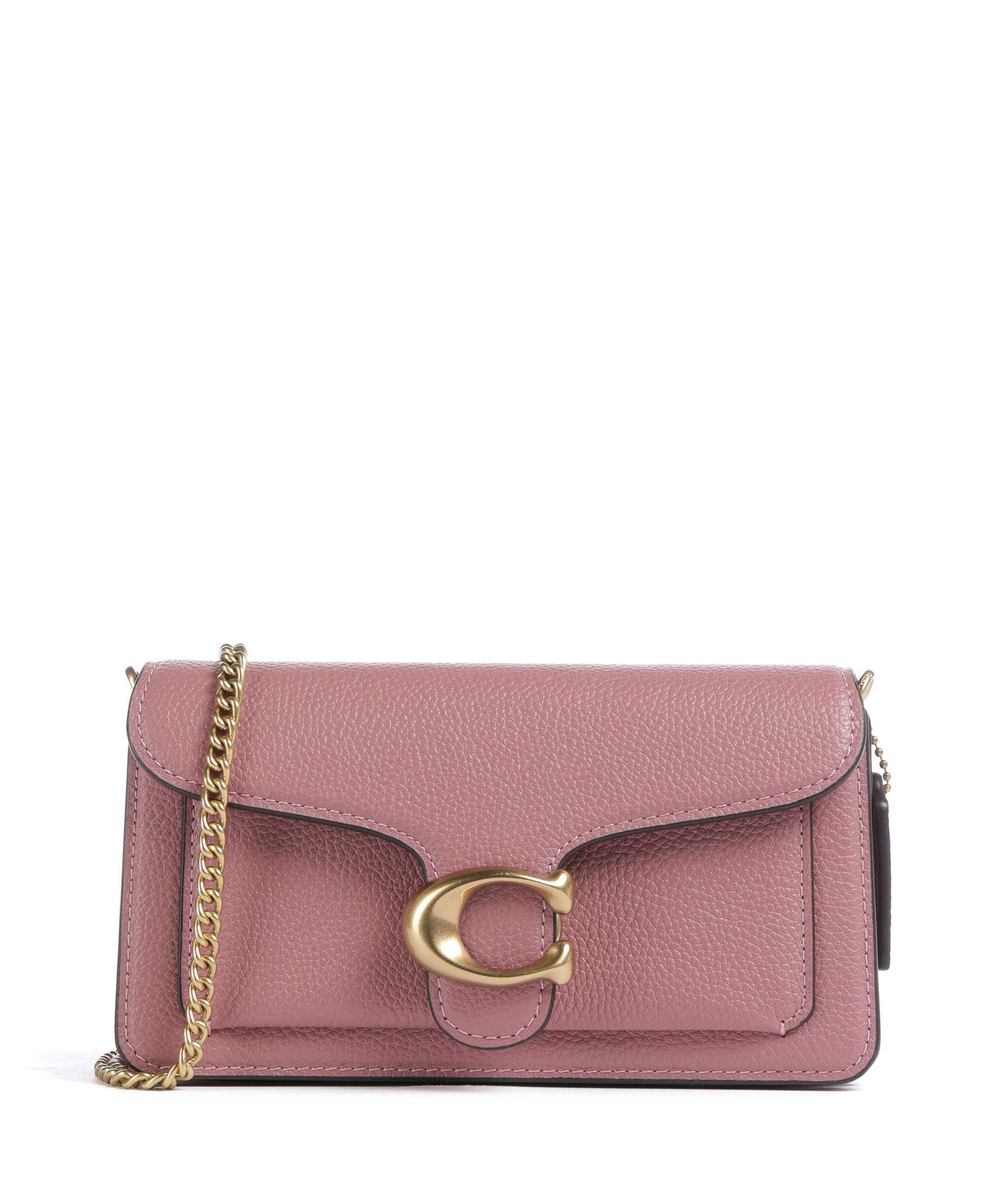 COACH TABBY ピンク　チェーンバック　ハンディ Coach Tabby Chain 19 Crossbody bag grained cow leather peony