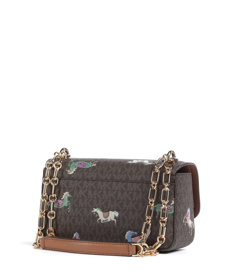 Michael Kors Tribeca Small Shoulder bag brown/acorn