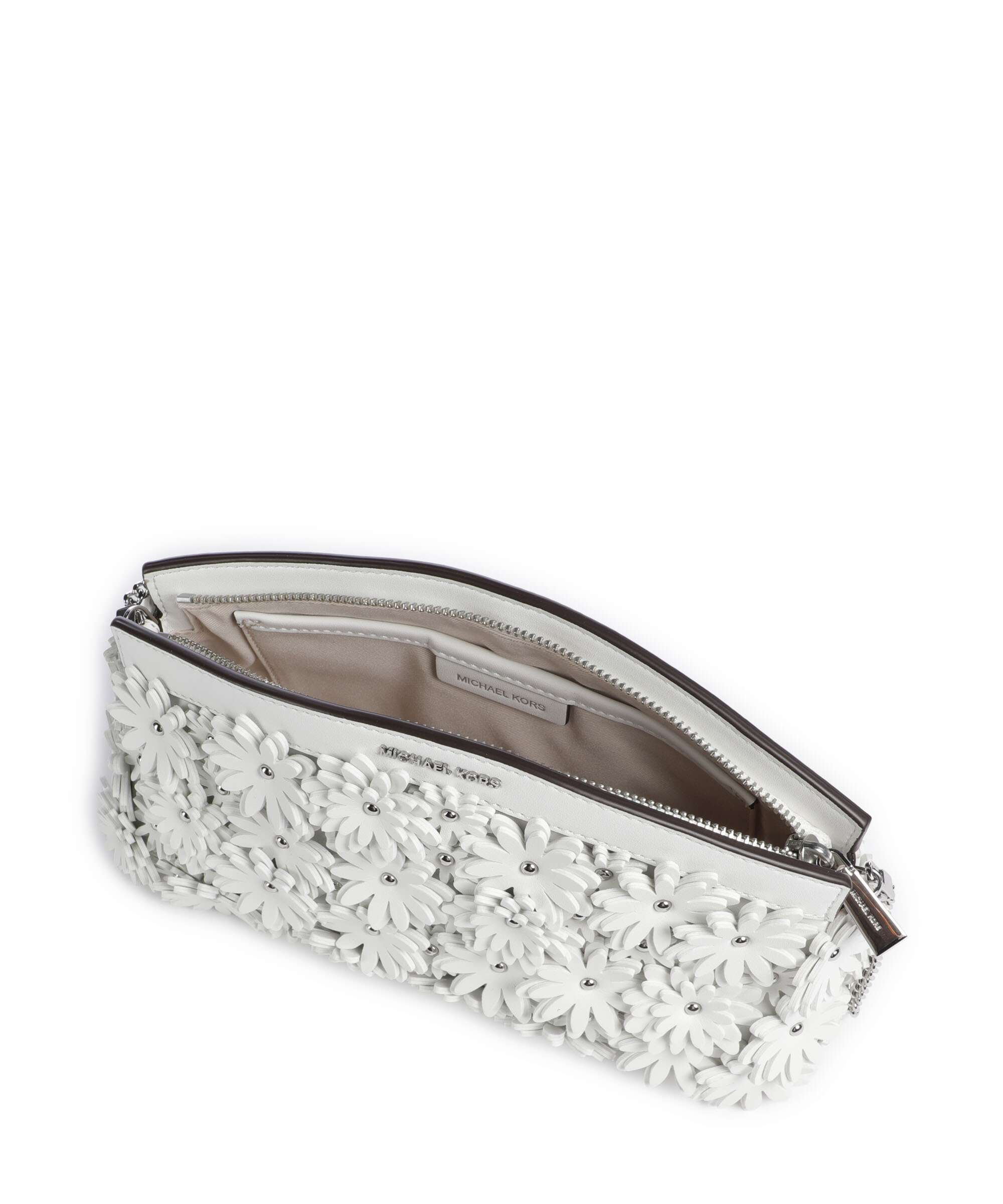 Michael Kors Athena Dome Chain Small Shoulder bag optic white