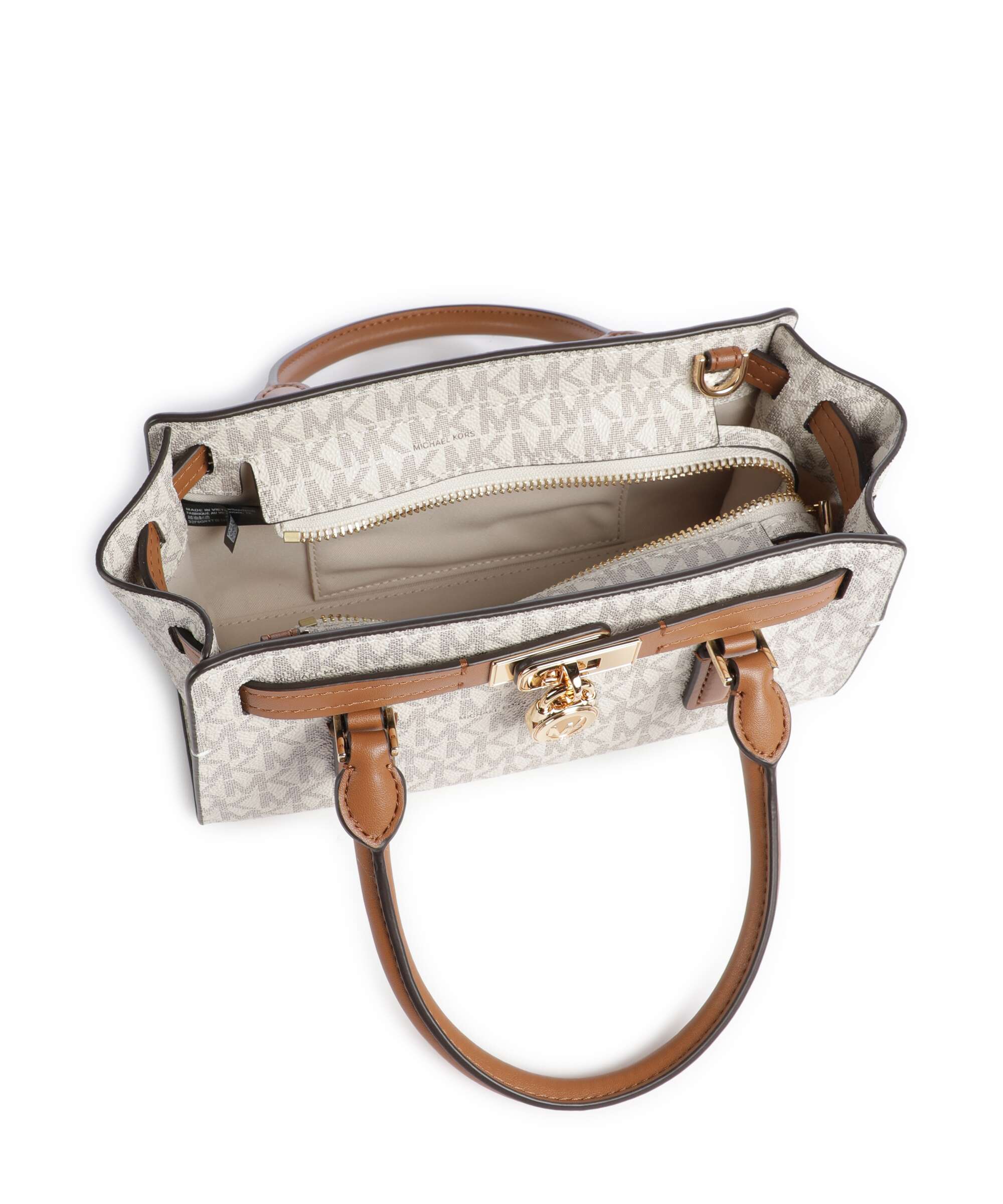 Michael Kors Hamilton Moderne XS Handbag vanilla/acorn