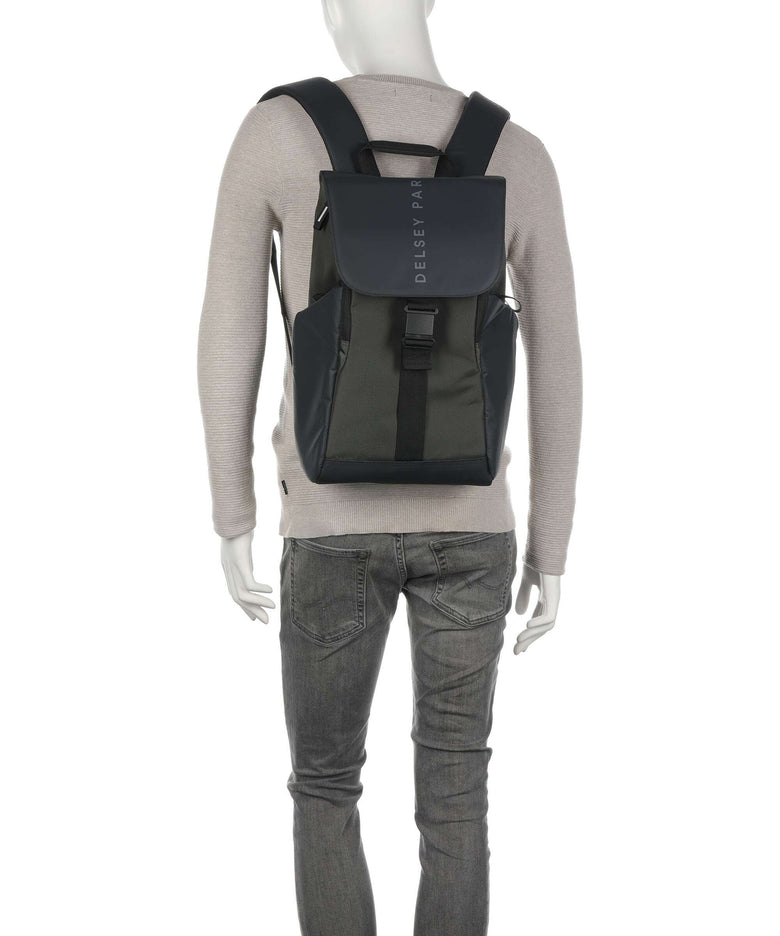 Delsey Paris Securflap Backpack army