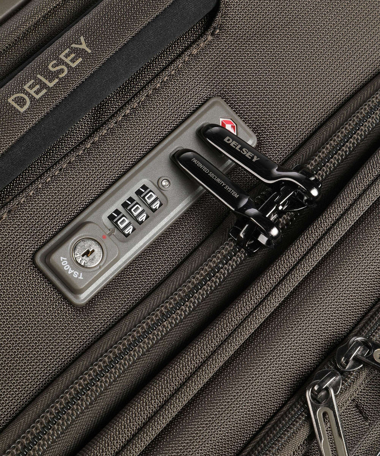 Delsey Paris Helium Dlx Spinner (4 wheels) mokka