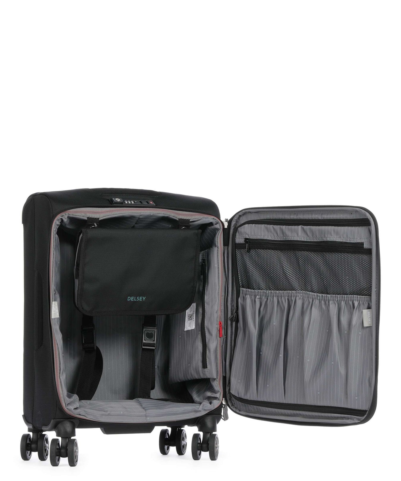 Delsey Paris Helium Dlx Spinner (4 wheels) schwarz