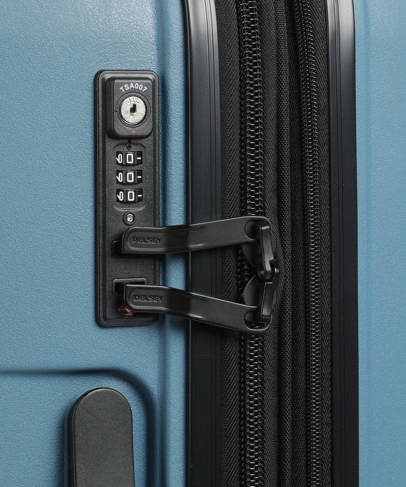 Delsey Paris Belmont Plus Spinner (4 wheels) zink blau