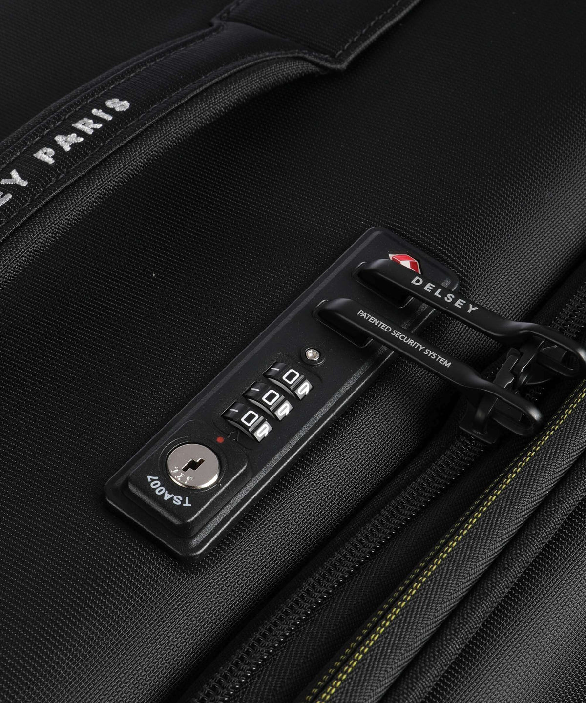 Delsey Paris Brochant 3 Spinner (4 wheels) deep black