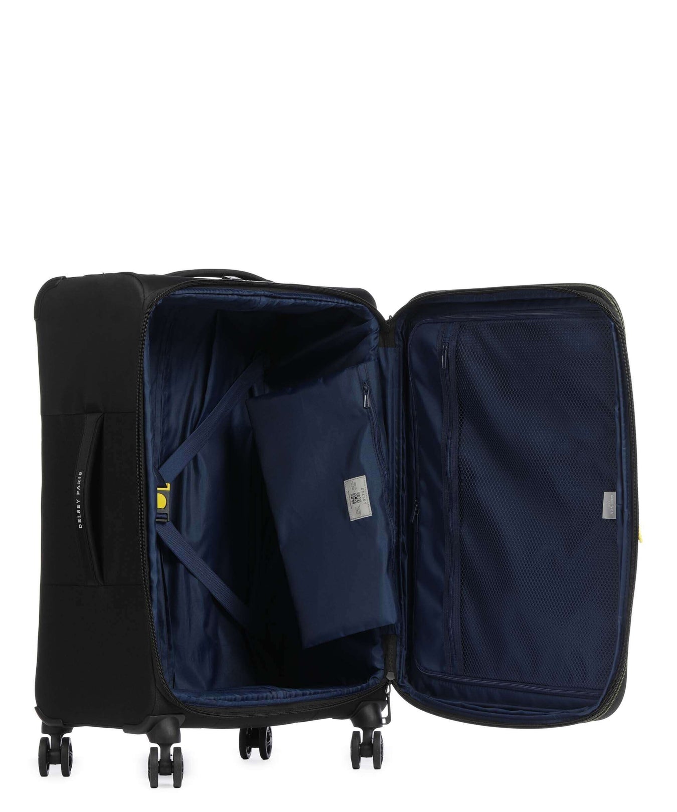 Delsey Paris Brochant 3 Spinner (4 wheels) deep black