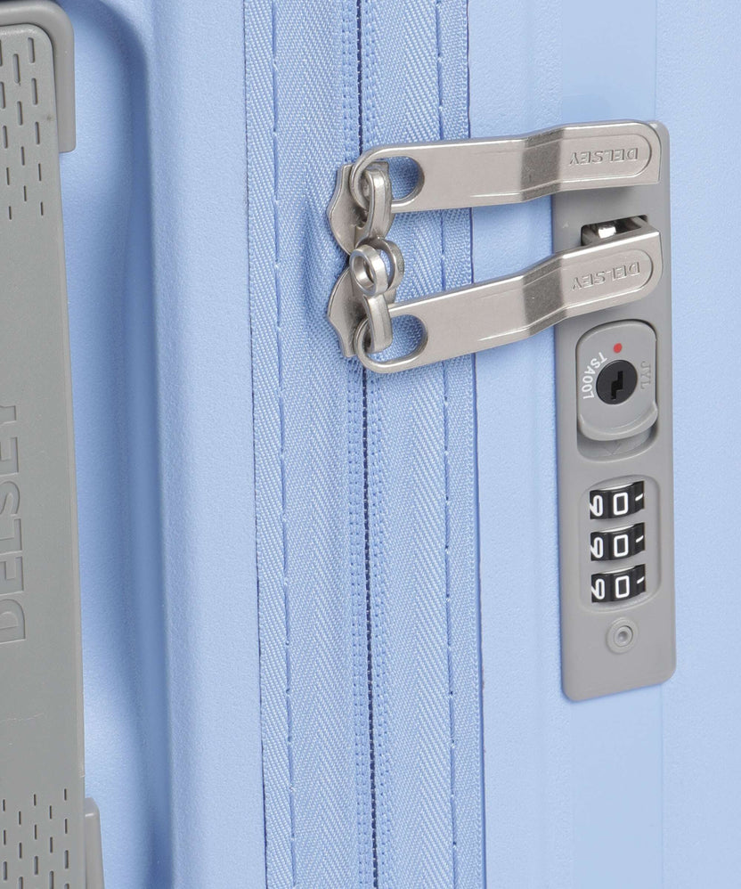 Delsey Paris Clavel Slim Line Spinner (4 wheels) hellblau