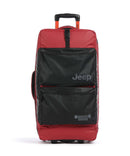 Jeep JS006B 73 Bolso de viaje con ruedas chili pepper red