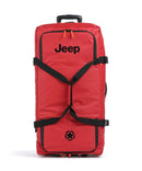 Jeep JS005A 82 Travel bag with wheels chili pepper red