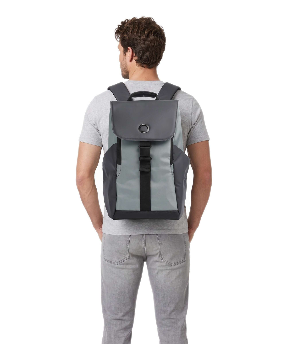 Delsey Paris Securflap Laptop backpack sage green