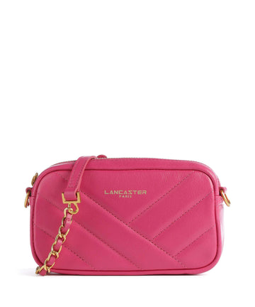 Lancaster Soft Matelassé Bandolera fuxia