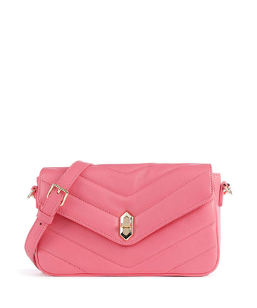 Lancaster Soft Matelassé Bandolera rose fonce