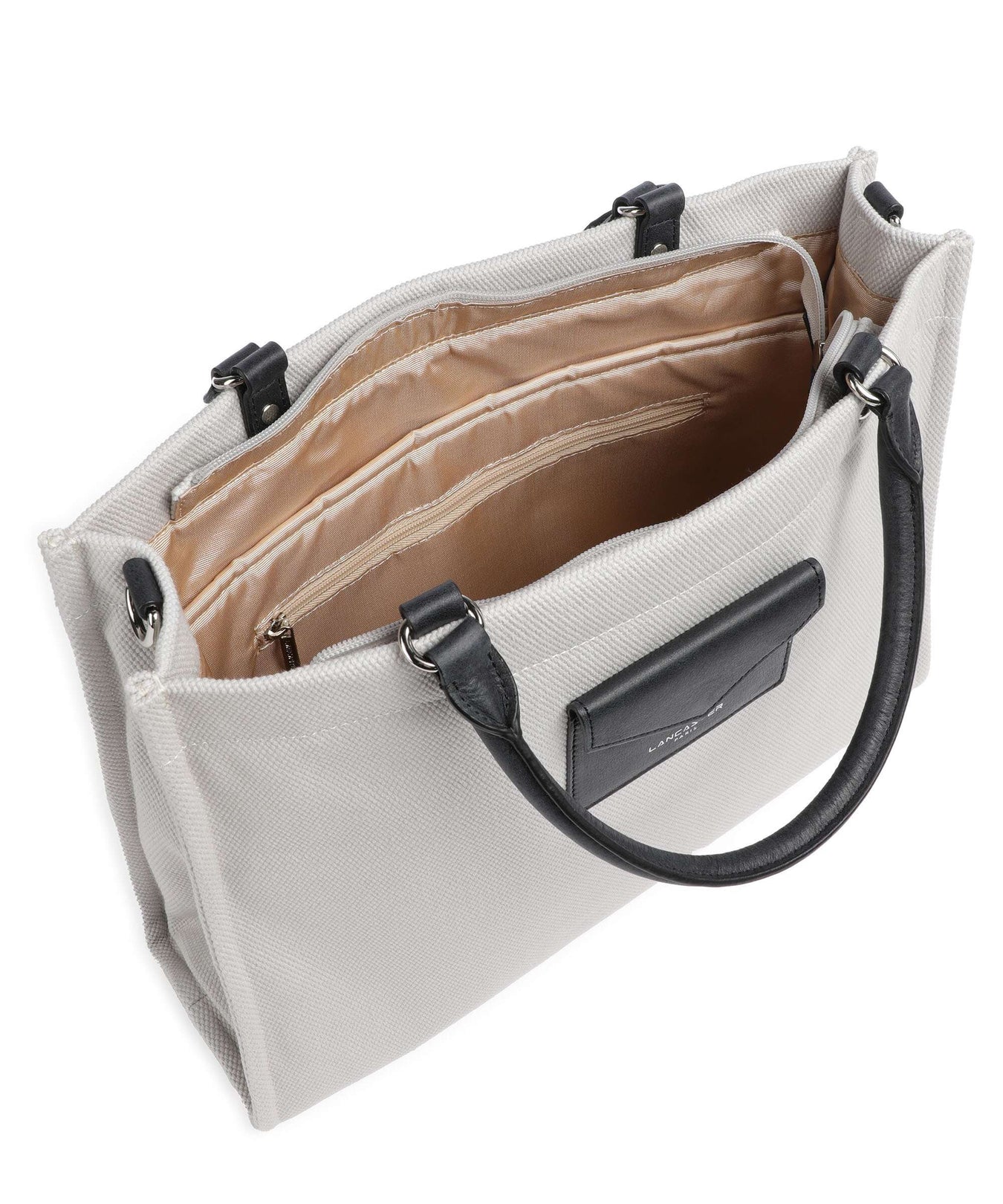 Lancaster Actual Canvas Conscious Handbag grisclai