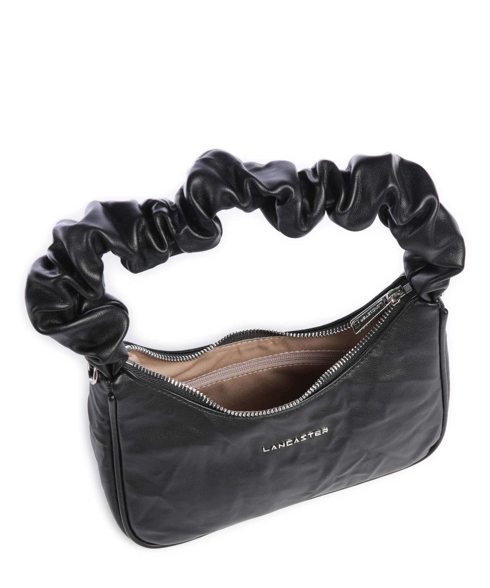 Lancaster Actual Froissé Shoulder bag noir