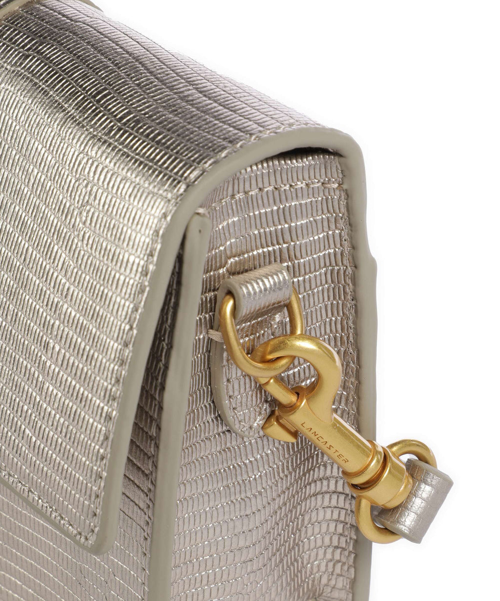 Lancaster Exotic Ily Crossbody bag champagne/lézard