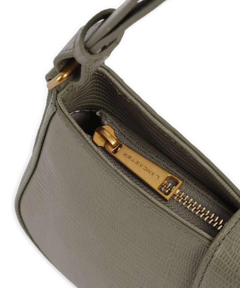 Lancaster Exotic Ily Shoulder bag olive/lézard