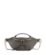 Lancel Origami Mini Bandolera dark khaki
