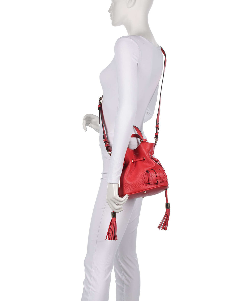 Lancel Premier Flirt S Bucket bag kiss red