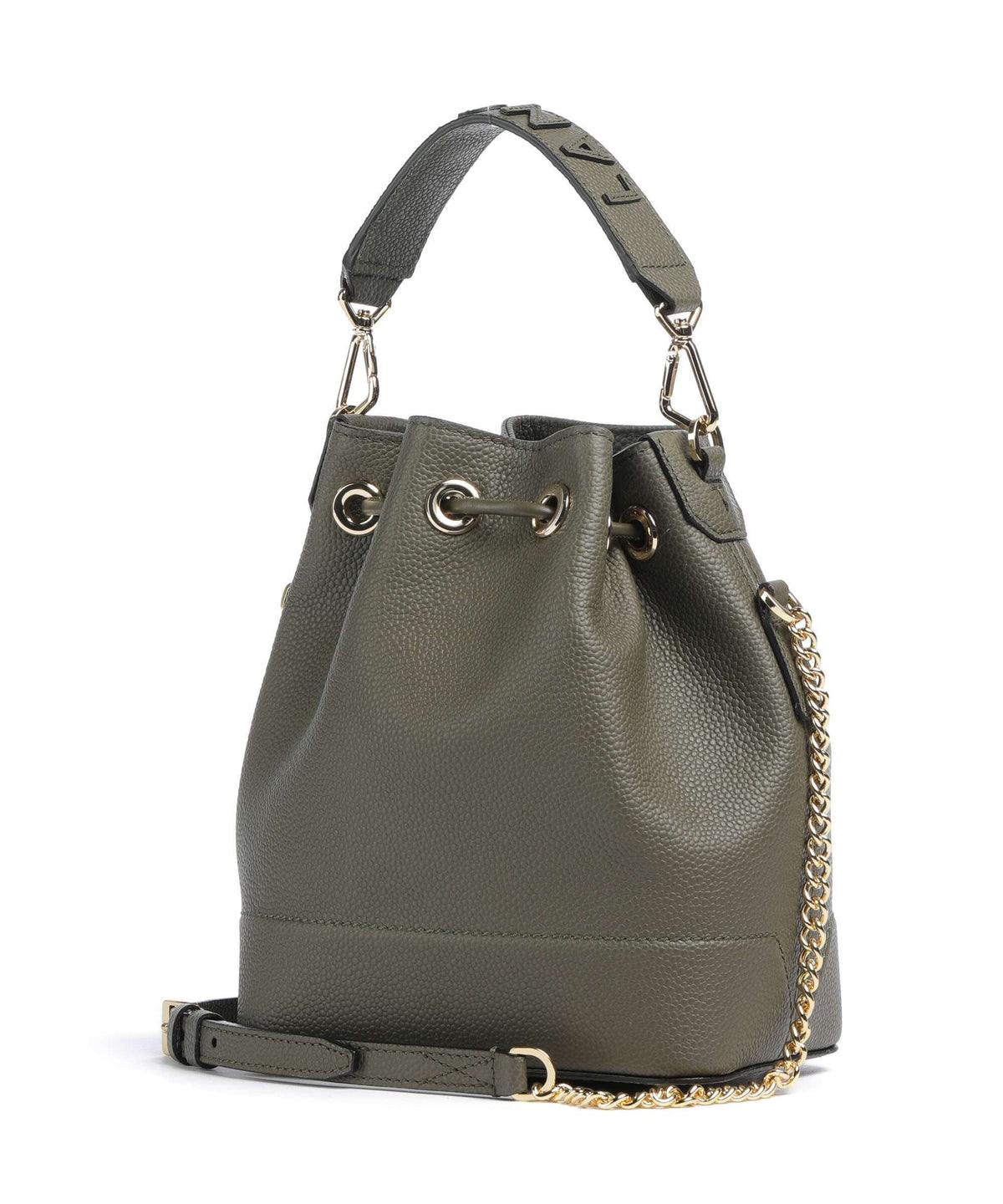 Lancel Ninon S Bucket bag dark khaki