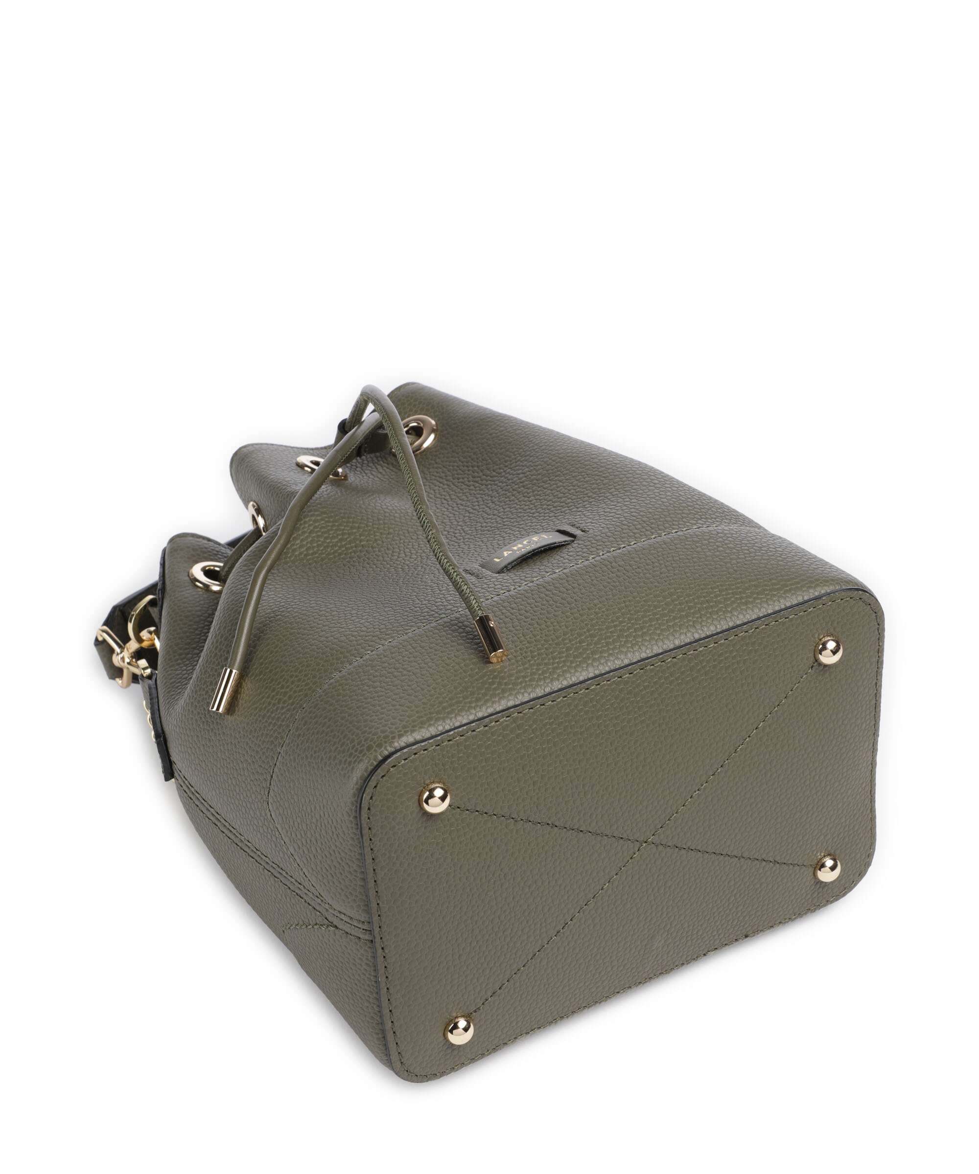 Lancel Ninon S Bucket bag dark khaki