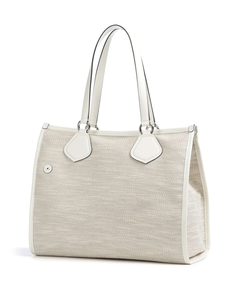Lancel L Tote bag natural/white