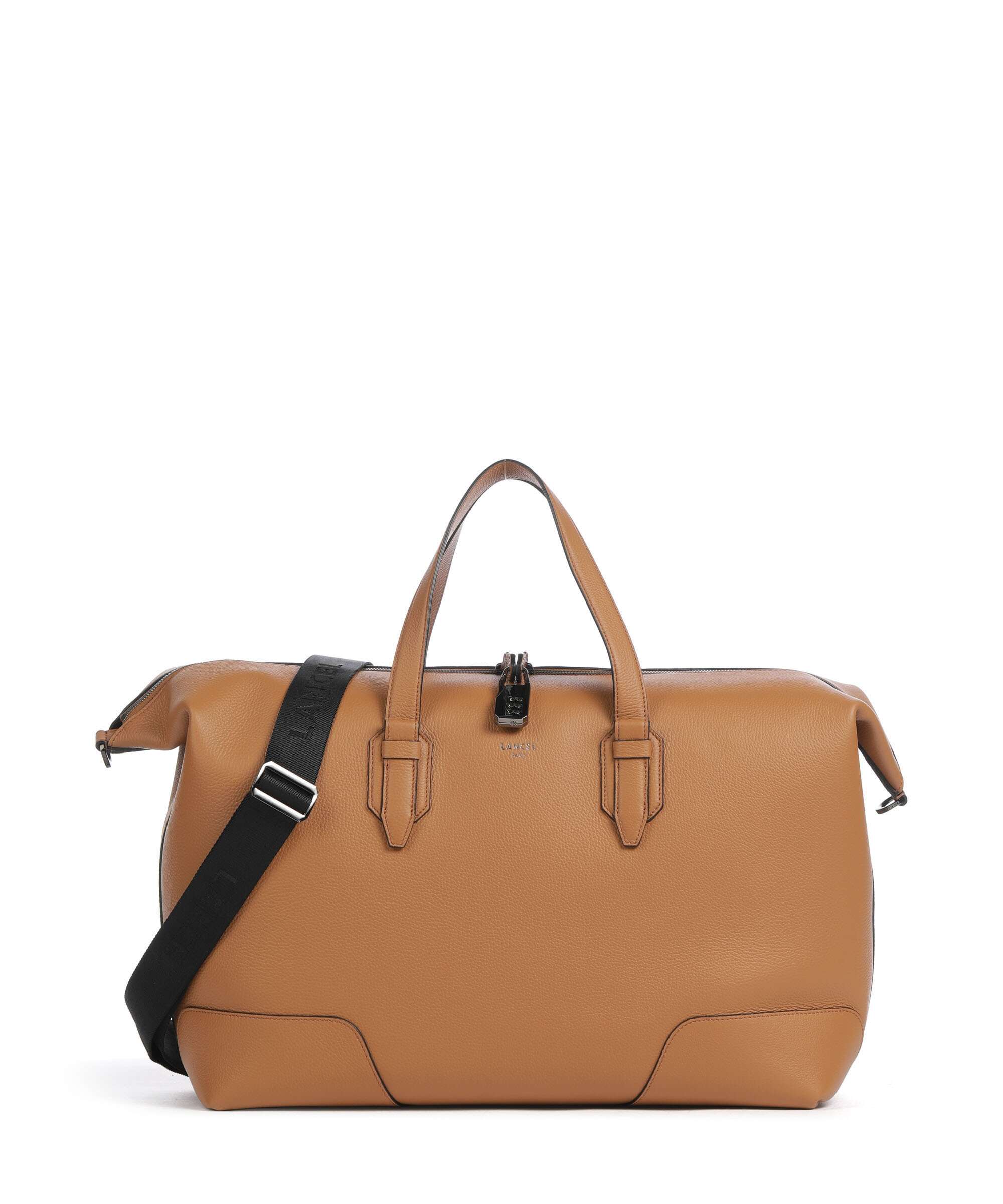 Lancel Charlie Weekend bag camel