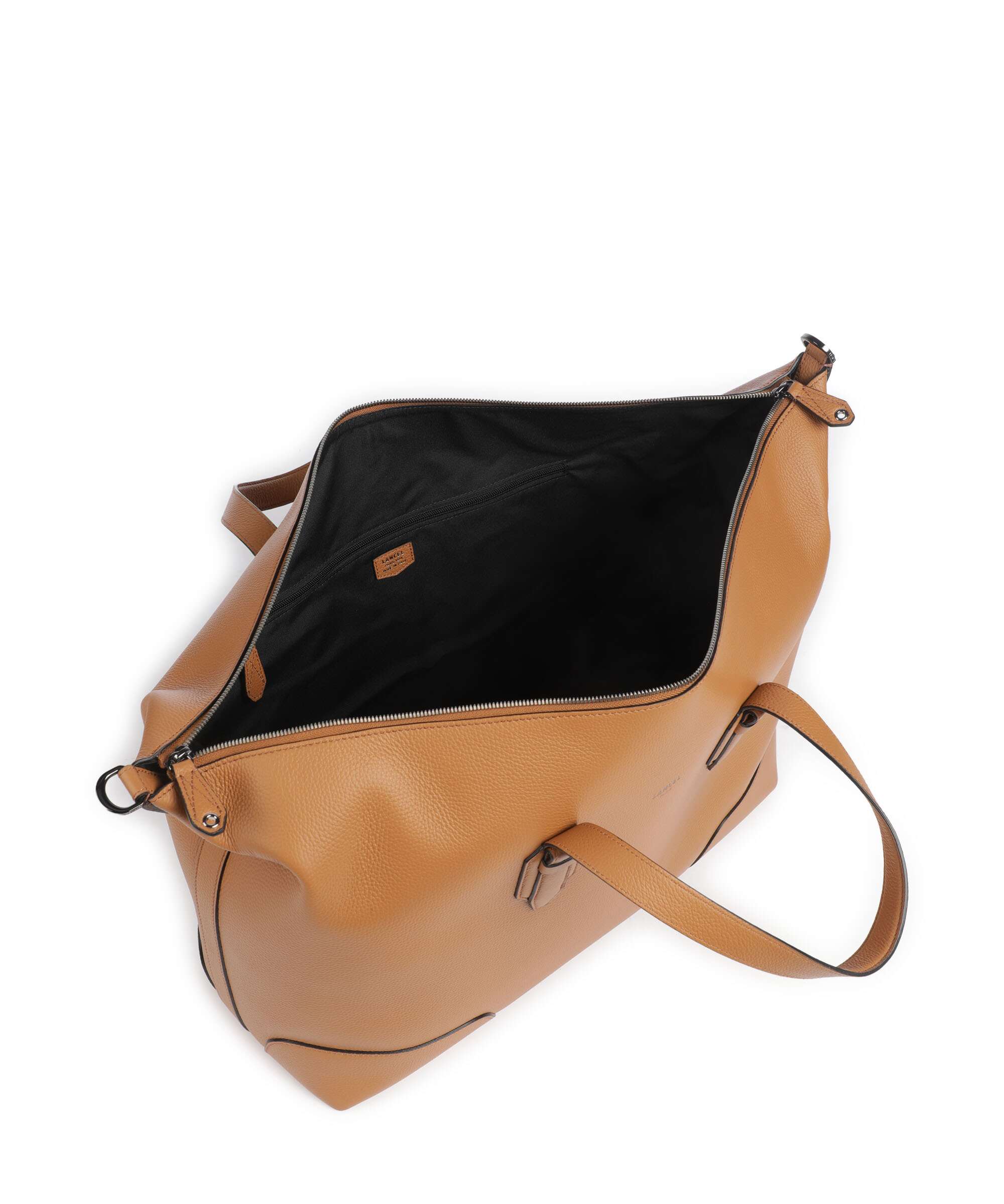 Lancel Charlie Weekend bag camel
